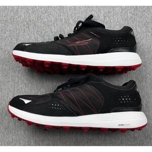 Skechers Go Golf Goga Max Lynx Spikeless Golf Shoes Men's Size 10 Red Black